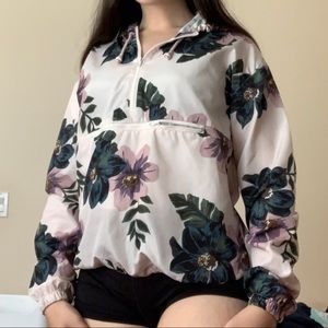 hooded wind breaker pullover!